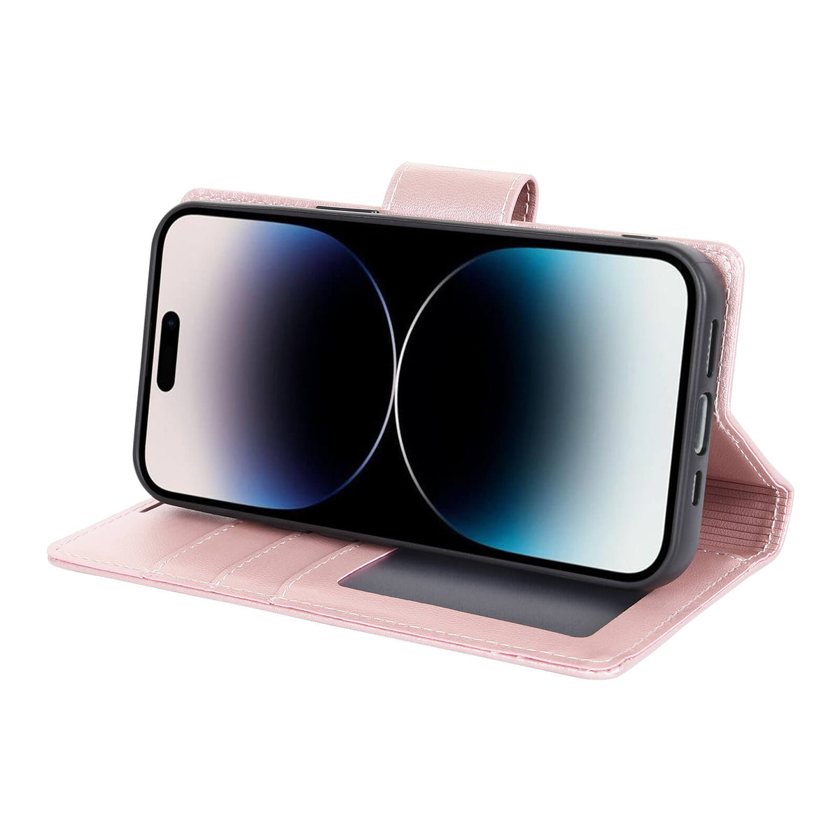 iPhone 17 Pro Max Hanman Miro Leather 2-in-1 Wallet Case with Magnetic Back