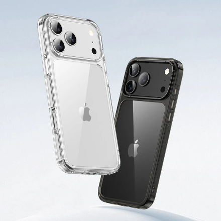 iPhone 17 Pro Aurora Series Crystal Transparent Phone Case