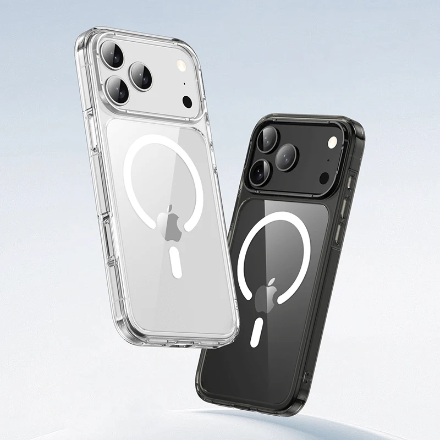 iPhone 17 Pro Aurora Magsafe Series Crystal Transparent Phone Case