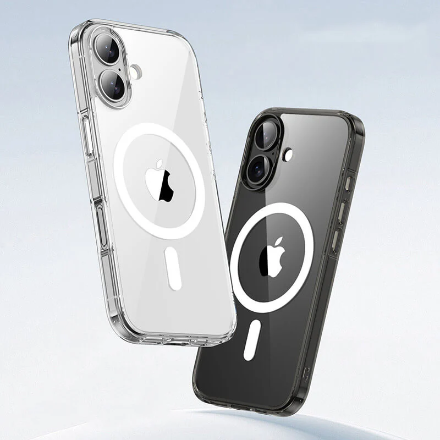 iPhone 17 Aurora Magsafe Series Crystal Transparent Phone Case