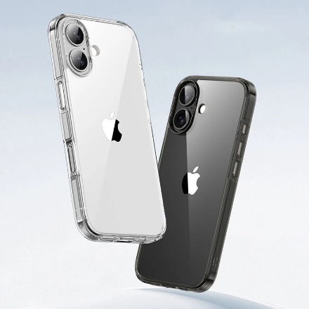 iPhone 17 Aurora Series Crystal Transparent Phone Case