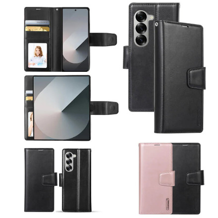 Samsung Galaxy Z Fold 7 2025 Hanman Leather Wallet Phone Case