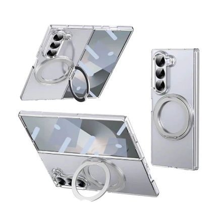 Samsung Galaxy Z Fold 7 2025 RAFI Series 360° Rotating Magnetic Stand Case