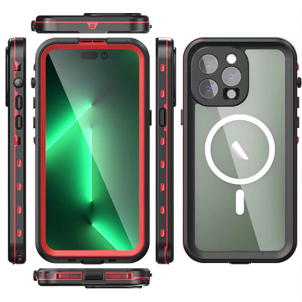 iPhone 14 Series Redpepper IP68 Waterproof Anti-Fall 2M Submersion Magsafe Ultimate Protection Case