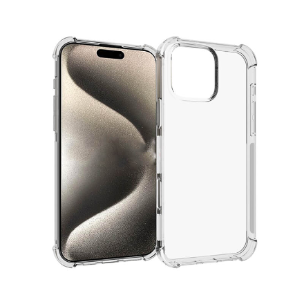 iPhone 16 Soft TPU Shockproof Clear Phone Case